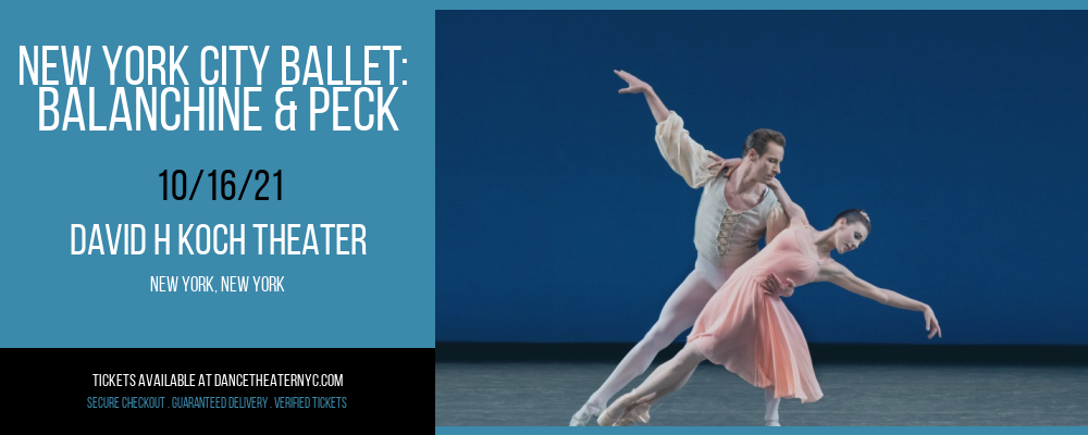 New York City Ballet: Balanchine & Peck at David H Koch Theater tickets New York City Ballet: Balanchine & Peck at David H Koch Theater
