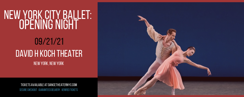 New York City Ballet: Opening Night at David H Koch Theater tickets New York City Ballet: Opening Night at David H Koch Theater