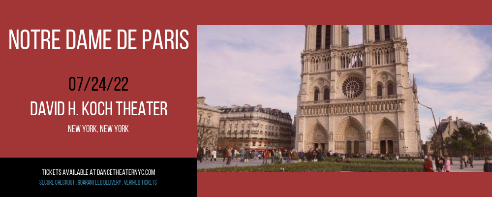 Notre Dame De Paris at David H Koch Theater tickets Notre Dame De Paris at David H Koch Theater