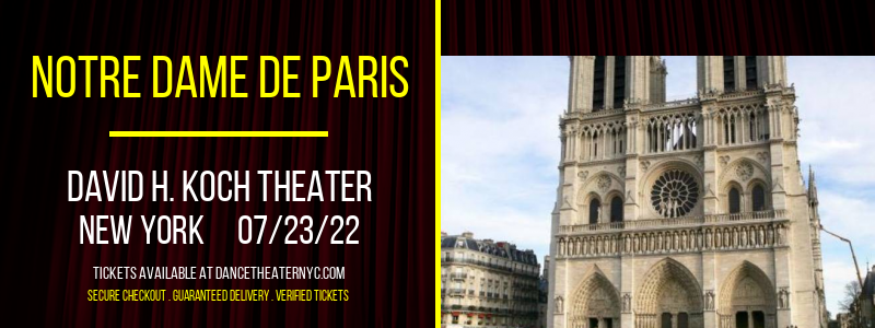 Notre Dame De Paris at David H Koch Theater tickets Notre Dame De Paris at David H Koch Theater