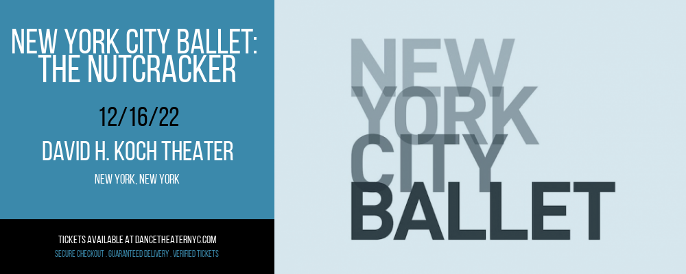 New York City Ballet: The Nutcracker at David H Koch Theater tickets New York City Ballet: The Nutcracker at David H Koch Theater