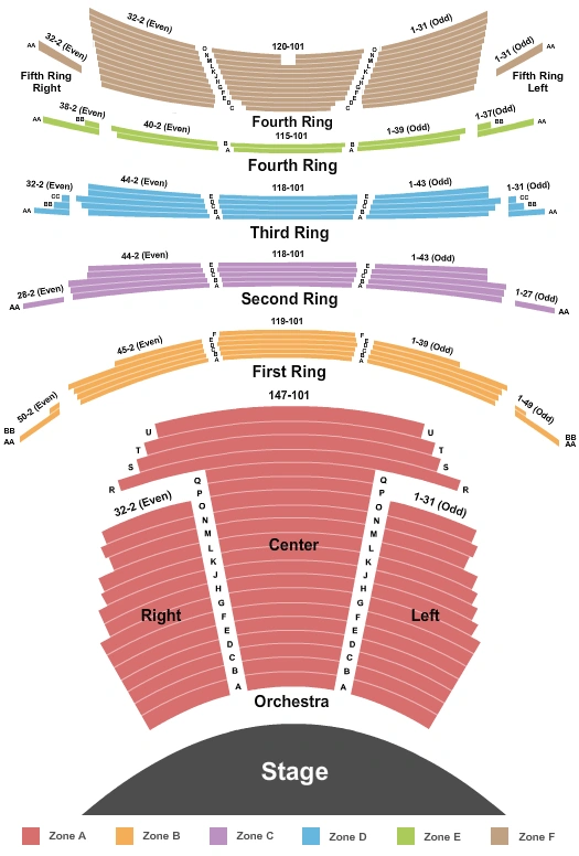 david h. koch theater seating chart
